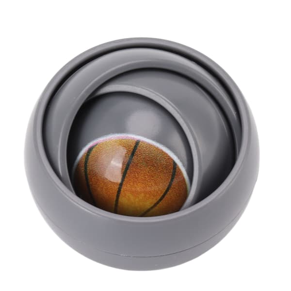 3D Roterende Flipp Basketball Fingertupp Stress Relief Leke Multi Layer Dekompresjon