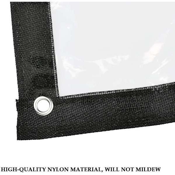 Waterproof Tarpaulin With Eyelets, Transparent, Foldable 2x3m