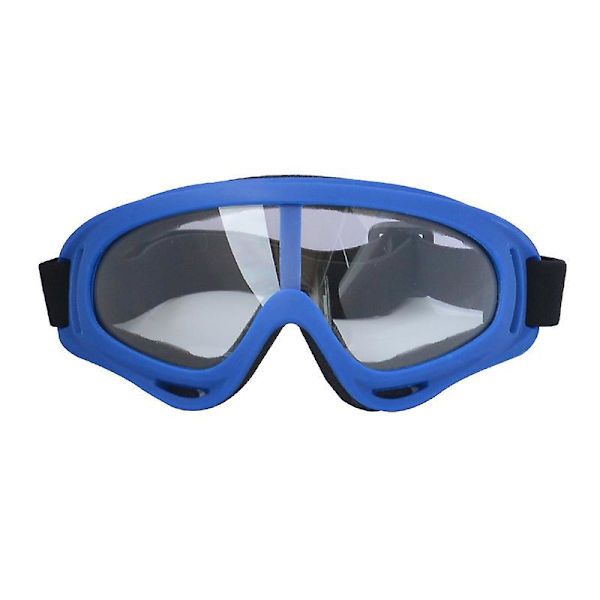 X400 Goggles Cross-country Motorcykel Goggles Rød Ramme Farve Film Hvid ramme transparent film White frame transparent film