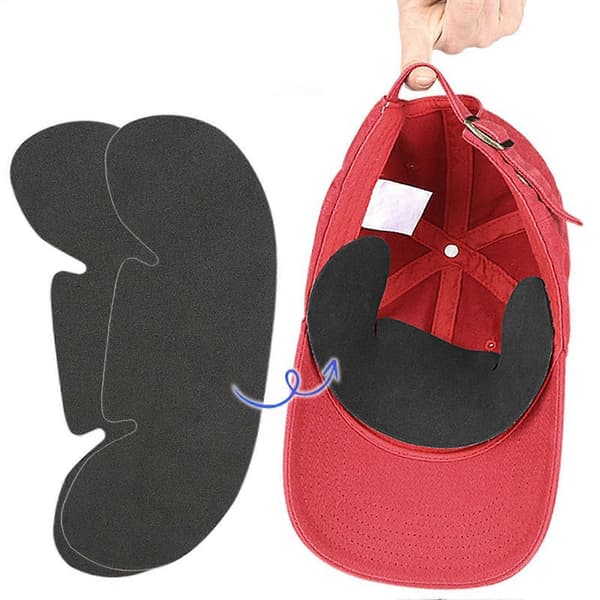 【BQ】Hatt svettefôr 10 STK Stopper lukt Baseballcap svettebånd erstatningsputer for trening sommercamping strand