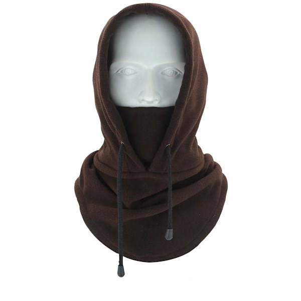 Cap Skid Vinter Vindtät Cap Utomhussport Haklapp Kallvadderad Huva Mask Plysch Varm Hatt Cykel Cykel Coffee