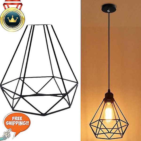 Metall Taklamper Jern Lampeskjerm Svart Retro Spisestue Soverom Hanglamp Iron Taklamper Mote Romantic Parlor Shade