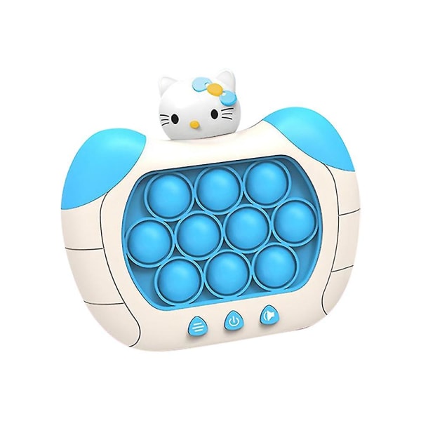 Spelkonsol för tidig utbildning Pop It Fidget Toy Fast Push Game Dekompressionsleksak orange