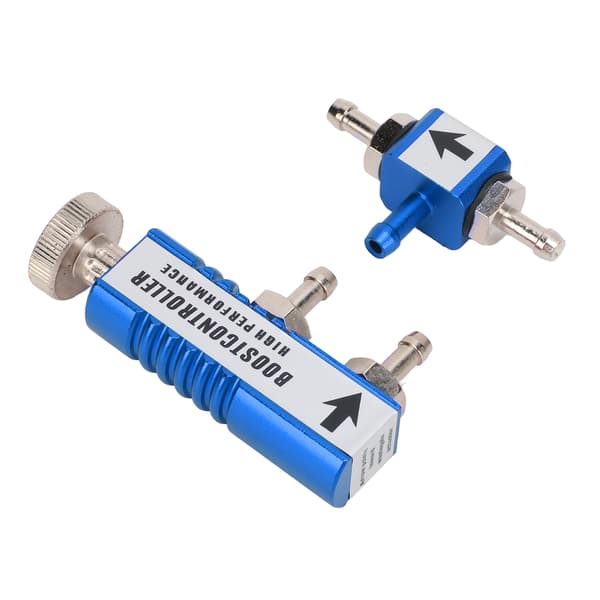 Manuell Turbo Boost Controller Kit Aluminiumlegering 1‑30PSI Justerbar Universal Passform Blå