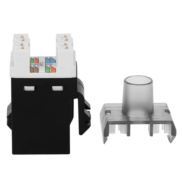 3 st RJ45 180 Grader CAT6 UTP Nätverkskontakt Socket Adapter