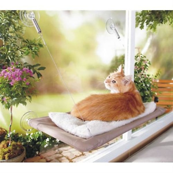Søt funksjon Sunny Seat Fönstermonterad kattsäng Husdjurssäng