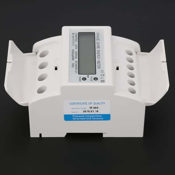 Enfas 4P LCD DIN-skena elmätare energimätare DDM76SC 20-80A