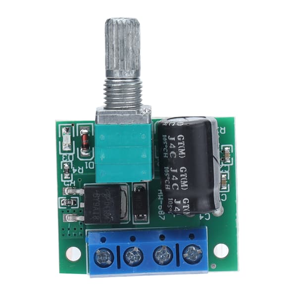 PWM Motorhastighetskontroller 4.5V‑35V DC Hastighetsregulator Kontroll LED Dimmer med Knott 0‑5A