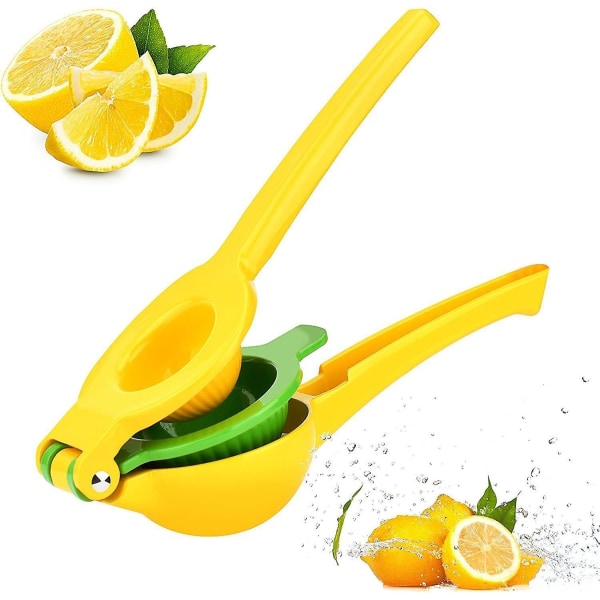 Lemon Squeezer Manual Unikt dobbeltskåldesign Anti-korrosion