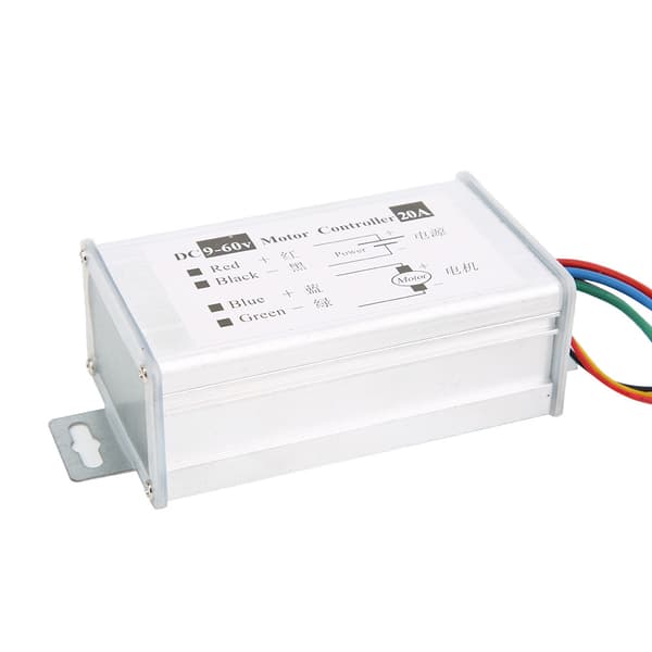 Motorhastighetskontroller Bryter Potensiometer Kontroll PWM Variabel Hastighet 20A 9V12V24V48V60V