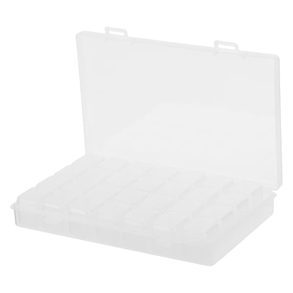 28 rutnät diamantmålning pärlor organizer DIY förvaringslåda