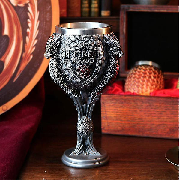Game Of Thrones Creative Goblet Cup Möbler Tillbehör Vinglas-drake Äggkopp