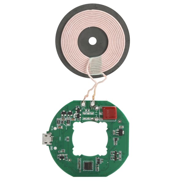 10W Qi Trådløs Hurtiglader Modul Sender PCBA Kretskort DIY Ladespole