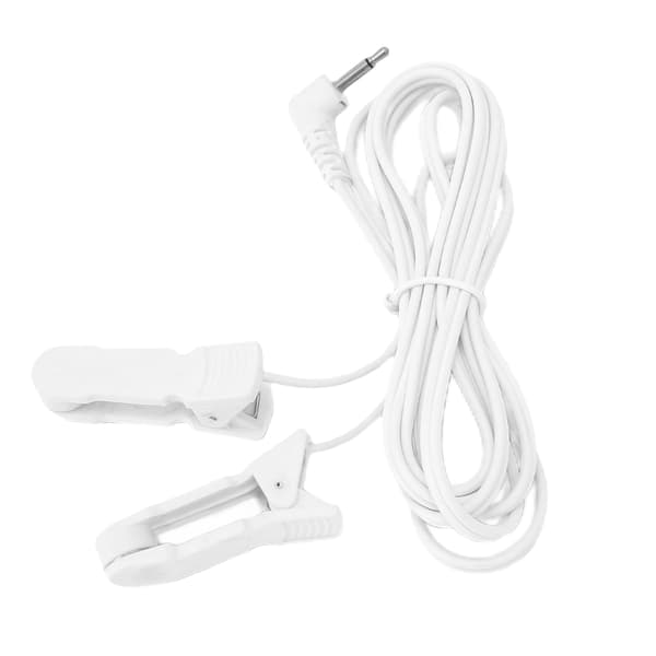 2,5 mm bærbar øreclips elektrode ledningsforbindelseskabel til digital TENS-massager