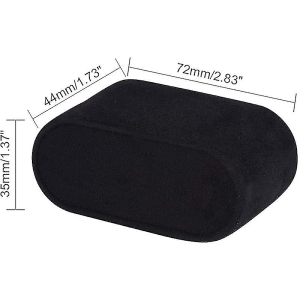 12 st 7,2x4,4x3,5cm litet läderarmband/ watch Kudde Smycken Display Stand