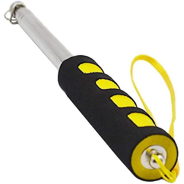 Handhållen flaggstång i rostfritt stål Bärbar flaggstång 120 cm förlängbar flagga Stickyellow