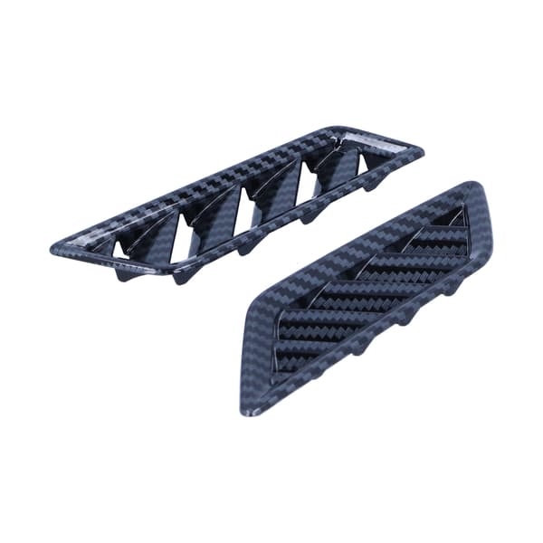 2 st Instrumentbräda Övre Luftventil Trim Ram Vänster Höger Kolfiberstil Passar för MK8 2020–2021