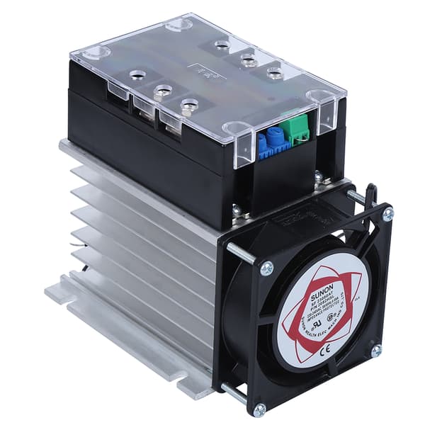 Soft Start Controller Elektriske Dele Aluminium Bund Enkelt / 2 Faset Motor Tilbehør (Modul Radiator)