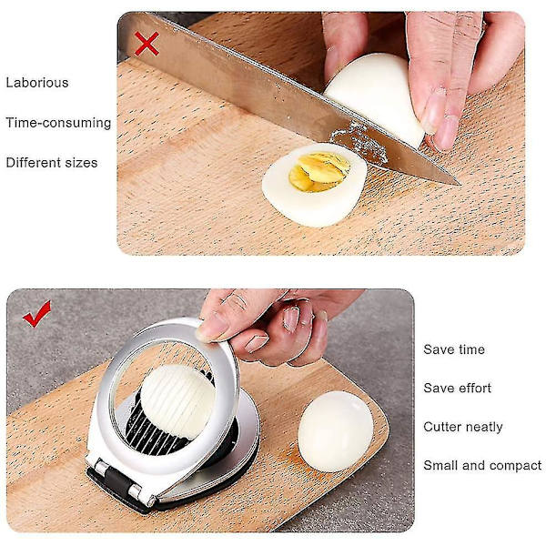 Egg Slicer, Egg Cutter Heavy Duty Slicer For Fruit Slicer