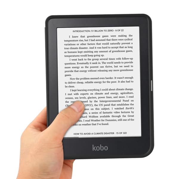 【BQ】Kotelo Kobo Clara 2E -lukulaitteelle - Harmaa Grey grå