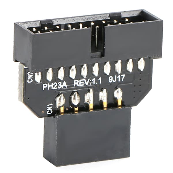 USB 2.0 9-pins til USB 3.0 19P kontakt-adapter