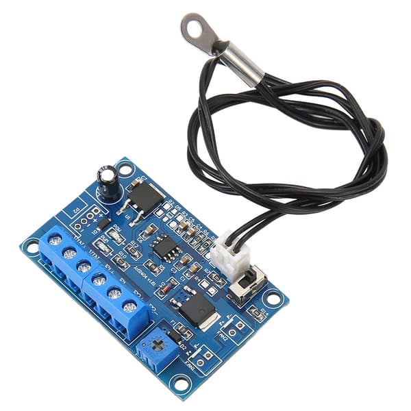 PWM Viftehastighetskontroller 50 cm Kabel Justerbar Eller Fiksert Modus PC Viftehastighetskontroller for 12V/24V 2 3 4 Ledningsvifte