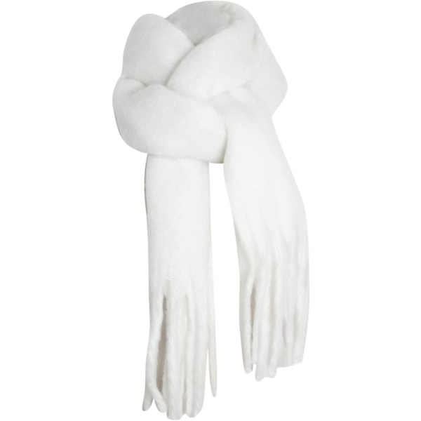 Elegant Wraps Stor Scarf Dam lång filt Chunky Oversized Vinter Höst Varm Scarf Stora Scarves (vit, One Size)