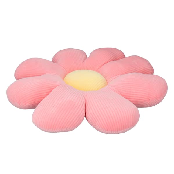Plys Daisy Blomst Pyntepude Blød Gulvpude til Stol Sofa Bil Type 4