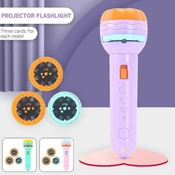 Hhcx lysbilde Projektor Lommelykt Pedagogisk læring Lommelykt Barn Morsomt leketøy Green