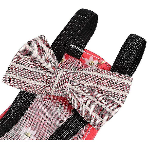 Kanavaippa säädettävä lemmikkivaippa Siipikarjan kangas Pet Diaperred, l