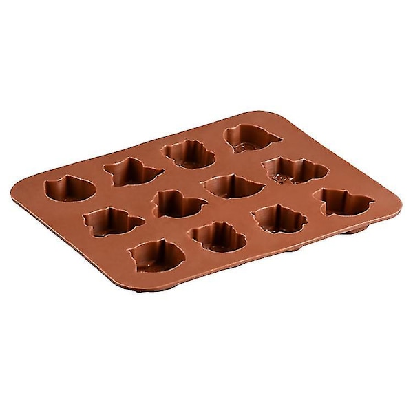 2 Pakke Halloween Natugle Silikone Form Bageforme Bagegrej