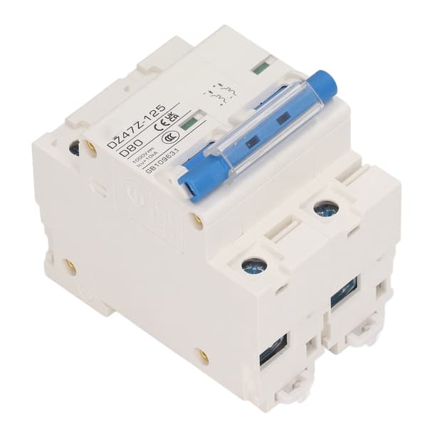 2P Mini Afbryder 10KA Brydeevne Solcelle PV System 80A DC1000V Blå Kontakt