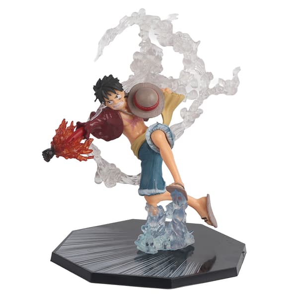 Fire Fist Luffy Anime Karaktär Modell Multifunktionell Härlig Samlarleksak