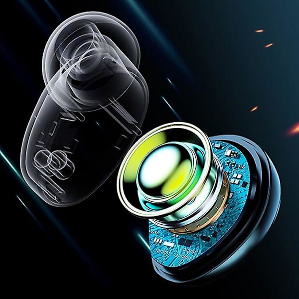 -t8 Bluetooth 5.1 9d Stereo Langaton kuulokkeen kohinanvaimennus Ipx7 vedenpitävä kosketusnäyttökuuloke