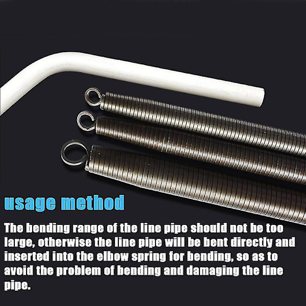 Spring Pipe PVC-putkien taivutin eliminoi lämmityspeittojen tarpeen PVC-putki 1-2in 43cm