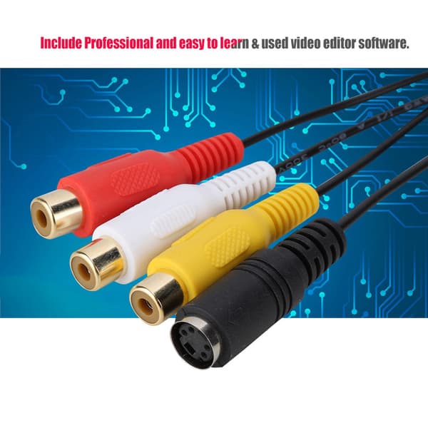 Analog Video Grabber HD-opptaker for Windows/Linux - USB2.0 UVC Video Capture Card