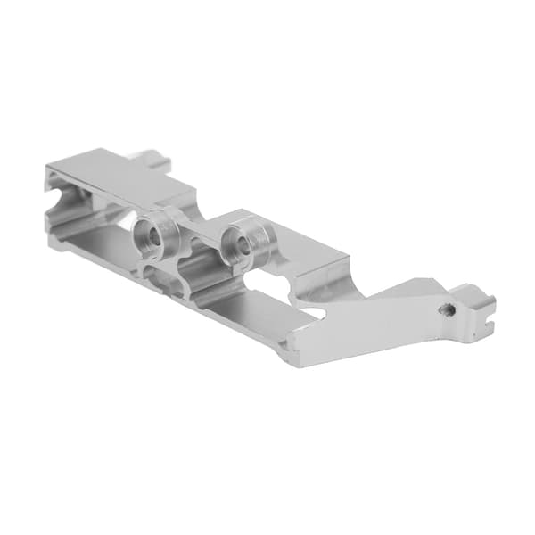 Differential Lås Servo Montering Beslag Aluminium Legering RC Styring Servo Montering og Skruer til 1/10 RC Bil Sølv