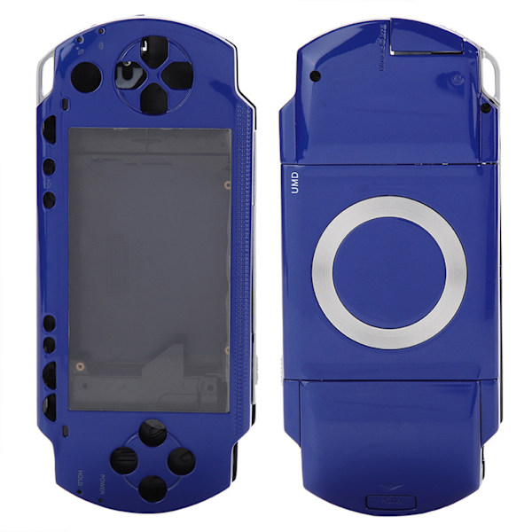 PSP 1000 Blå Full Shell Housing Set med knappsæt