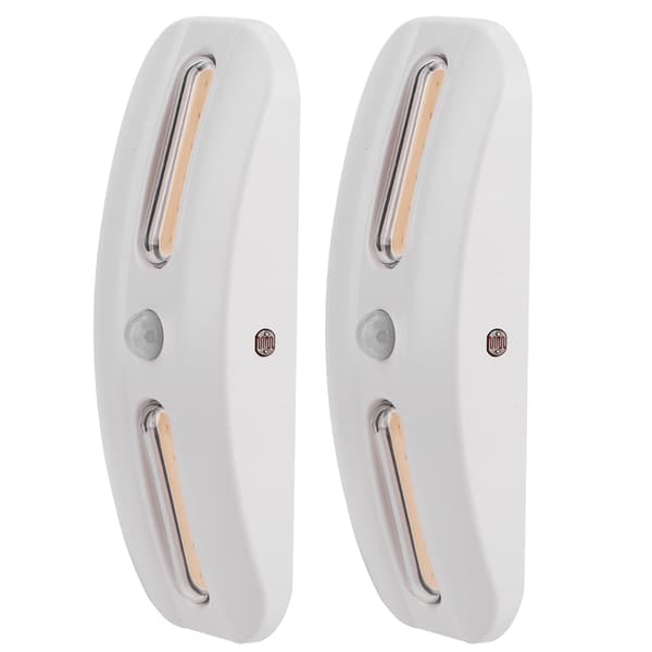 2 st COB LED Rörelsesensor Lampa USB Laddning Skåp Garderob Nattlampa