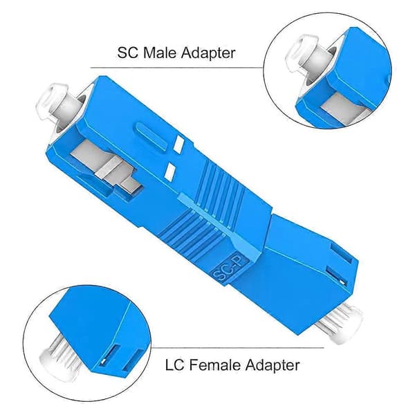 SC han til LC hun fiberoptisk adapter, 9/125um SC/UPC han til LC/UPC hun adapterstik til