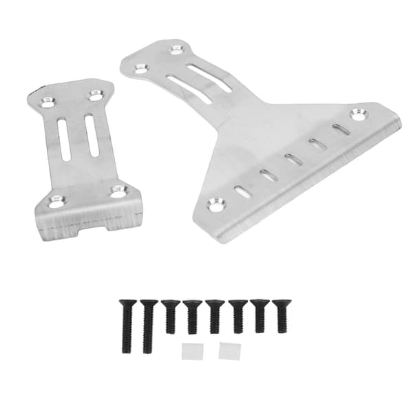 Rustfrit stål RC Chassis Armor Front Bageste Kropsbeskyttelse til Tamiya XV 02 Pro 58707 1/10 RC Bil