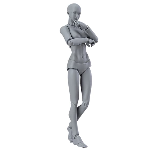 LED Docking Menneskekropsmodel PVC Actionfigur Bevægelig Model Gave