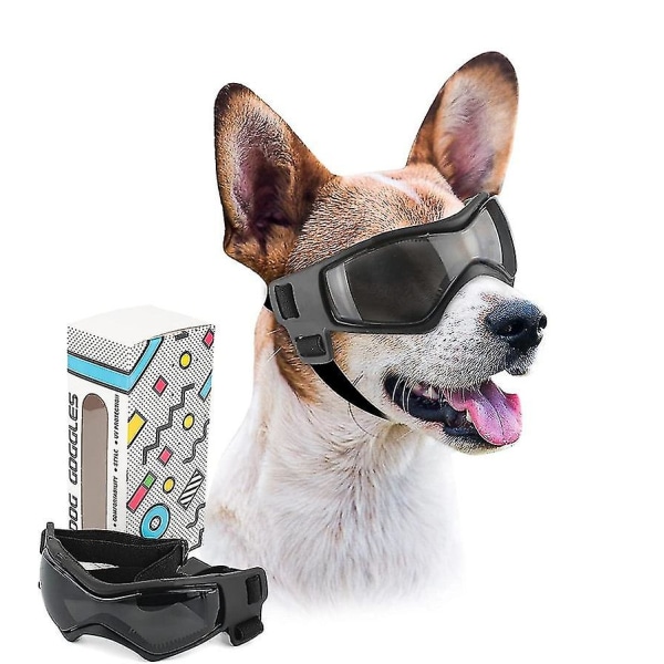 Hundglasögon liten ras, lätt att bära, justerbart Uv/vind/damm/dimma skydd
