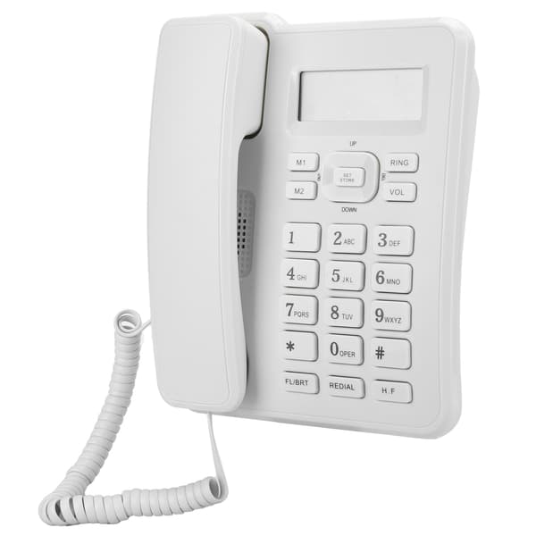 Valkoinen Kotihotelli Fastline Puhelin - KXT6001CID