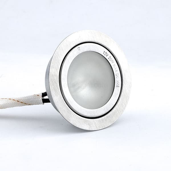 Belysning 12v 20w halogen infälld downlight krom varmvit lågspänning (Driver krävs) SB02300798