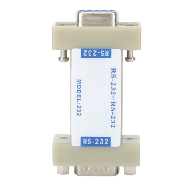 RS232 til RS232 optoelektronisk isolator med DB9-kontakt