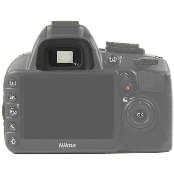 D60 D5100 Dk-20 Okular Øyekopp Søker Beskyttelsesdeksel kompatibel med Nikon D3000 D3100 D3200 D5100 D60 D70s D50 D40 D40x kameraer, Ulwgthhk View