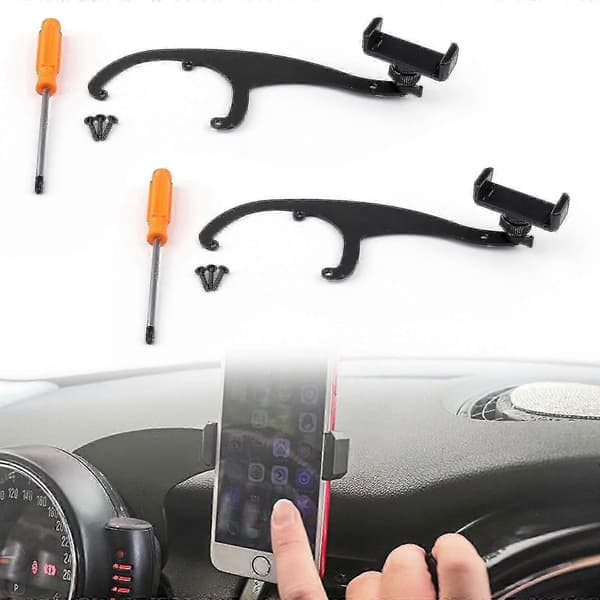 【BQ】Rotationsbeslag til Mini Cooper R55 R56 Hatchback telefonholder Red Flag