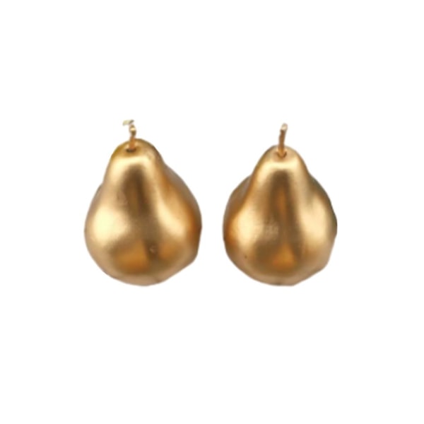 1/2/3/5 2st kemiskt simulerade frukter för heminredning - Golden pear 5PCS