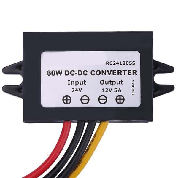 DC24V til 12V 5A 60W Step Down Converter Buck Spændingsregulator Modul Vandtæt IP68